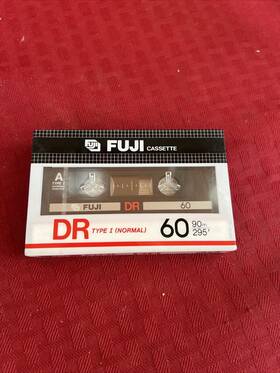 Fuji 074101500608 Dr 60 Type I Normal Bias Cassette Tape Brand New Sealed
