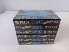 Cro2 Fuji 074101501636 Lot Of 6 Dr-ii 100 Type Ii High Bias Cassette Tapes New Sealed Free Sh