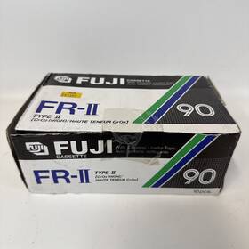Fuji 074101560916 Fr Ii 90 Fr-ii Type Box Of 10 Cassette Tapes Sealed New Vintage Japan