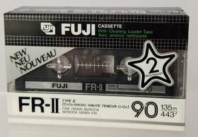 198288 Fuji Fr-ii 90 Type Ii 1982-88 Usa/ Japan Blank Cassette Tape Sealed 2 Pack New