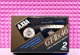 Fuji 902520016416 Axia Gt Iix 46 Gray 1988 Japan Type I Blank Cassette Tapes 2 Sealed