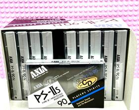Fuji 902520022356 Axia Ps-iis 90 Type Ii Box Of 10 Cassette Tapes Sealed