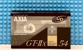 Fuji 902520026170 Axia Gt Iix 54 1989 Japan Black Type Ii Blank Cassette Tape 1 Sealed