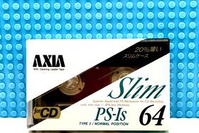 Fuji 902520038296 Axia Ps Is 64 Slim 1990 Japan Type I Blank Cassette Tape 1 Sealed