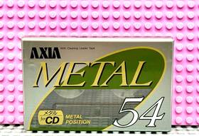 Fuji 902520045034 Axia Metal 54 Type Iv Blank Cassette Tape 1 Sealed