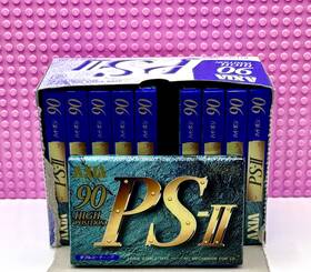 Fuji 902520086419 Axia Ps-ii 90 Type Ii Box Of 10 Cassette Tapes Sealed