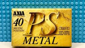Fuji 902520086433 Axia Ps Metal 40 1992 Japan Type Iv Blank Cassette Tape 1 Sealed