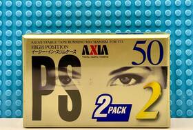 Fuji 902520123626 Axia Ps 2 50 Twin Pak 1995 Type Ii Blank Cassette Tape Sealed