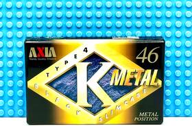 Fuji 902520133670 Axia K Metal 46 Type Iv Blank Cassette Tape 1 Sealed