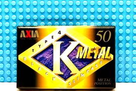 Fuji 902520133687 Axia K Metal 50 1996 Japan Type Iv Blank Cassette Tape 1 Sealed