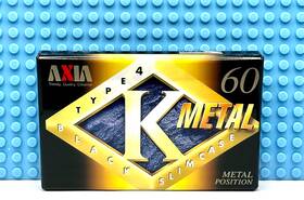 Fuji 902520133700 Axia K Metal 60 Type Iv Blank Cassette Tape 1 Sealed