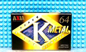 Fuji 902520133717 Axia K Metal 64 Type Iv Blank Cassette Tape 1 Sealed
