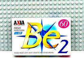 Fuji 902520146366 Axia Be 2 60 1996 Japan Type Ii Blank Cassette Tape 1 Sealed