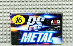 Fuji 902520166968 Axia Ps Metal 46 Vs. Iii Type Iv Blank Cassette Tape 1 Sealed