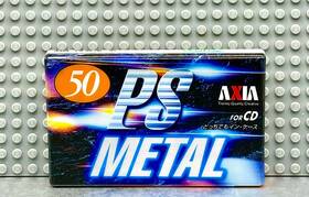 Fuji 902520166975 Axia Ps Metal 50 Vs. Iii Type Iv Blank Cassette Tape 1 Sealed