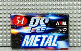 Fuji 902520166982 Axia Ps Metal 54 Vs. Iii Type Iv Blank Cassette Tape 1 Sealed