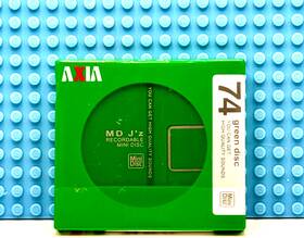 Fuji 902520249388 Md Axia Jftz 74 Green Blank Mini Disc 1 Sealed