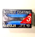 Fuji Jp-ii Cassette Tapes Lot Of 3 New 90 Blank Audio Unopened Vintage Nip 4902520049827