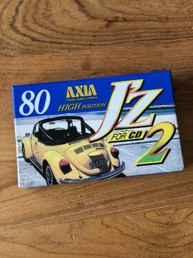 Jz2c-80 Fuji Axia Jftz 2 Type Ii High Position Chrome 80min Audio Cassette Tape. New Sealed
