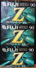 Cro2 Fuji Z 90 Minute Type Ii Hi Bias Cassette Tapes Lot Of 3 New 074101502053