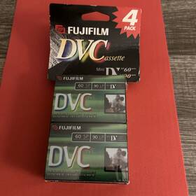 Fujifilm 074101693812 4-pack Mini Dvc Digital Video Cassette Tape Blank Fuji 60 Sp 90 Lp