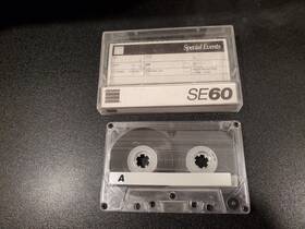 Se60 Gemini Rare Vintage Blank Cassette Tape - Inch No Brand Unbranded Cassettes