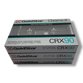 Goldstar 012226530018 3 Crx 90 Type Ii Chrome-x Blank Cassette Tape - Sealed