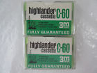 H-c-60 Company Vintage Highlander Normal Bias Low Noise Audio Cassette Tapes