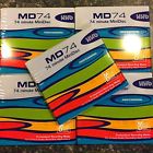 Md74 Hhb Professional 74 Minute Minidisc 5 Pack New Sealed 663839004214