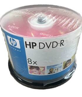 Dm00034x Hp Invent Dvd-r 8x Qty 50 4.7 Gb/120 Min Blank Dvd Discs Sealed Hq