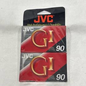 Gi-90 Jvc 046838004698 Normal Position Iec1 / Type I Blank Cassette 2 Pack New Japan
