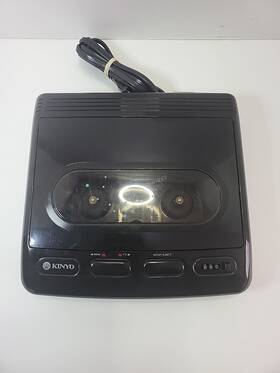 C12300101 Kinyo Vhs Cassette 2-way Rewinder Uv-820 Fast Forward Auto Stop/eject And Tested
