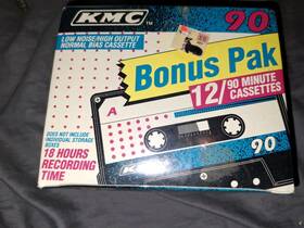 Kmc 020788136814 12 90 Minute Cassettes Tapes