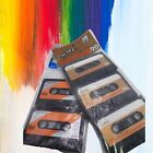 Kmc And Recton Blank Cassette Vintage 90 Minutes Sealed Unopened 5 Cassettes