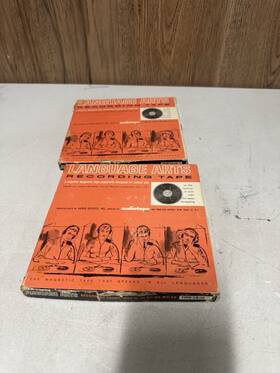 La-12 Language Arts Vintage Reel To Recording Tape Spanish Audio As-is