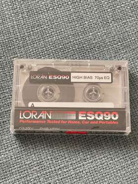 Esq90 Loran High Bias New Blank Cassette Tape- Type Ii