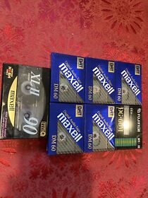 Dg-60m Lot Dat Maxell Dm-60 Digital Audio Tape X6 Xlii 90 Fujifilm Dds All New
