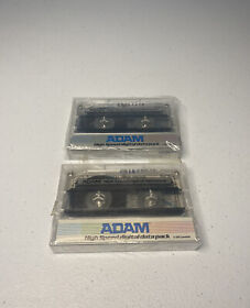 C250 Lot Of 2 Coleco Vision Adam High Speed Digital Data Pack Cassette
