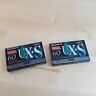 Lot Of 2 Sony Ux-s 60 Min Type Ii Blank Cassette Tape New Sealed