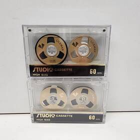 Smb2 Luxman Audio Cassette Tapes X2 Vintage Rare High Bias Recording