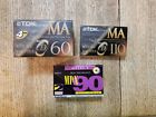 Ma Tdk Lot Of Seven Metal Cassette Tapes 020356241704