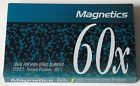 Magnetics High Speed Dubbing 60x Blank Audio Cassette Tape 60 Minutes New 081175368782