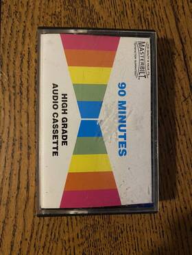 12207 Masterbilt Vintage 1994 Blank Cassette Tape - 90 Minutes High Grade