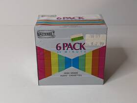Masterbilt 400287803798 High Grade 60 Minute Audio Cassettes - Pack Of 6 Brand New
