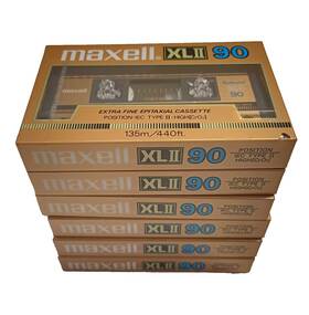 Maxell 025211136416 New Xlii 90 Sealed High Bias Extra Fine Epitaxial Cassette Lot Of 6