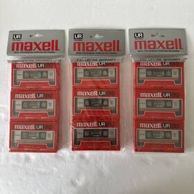 02521511213 Maxell New Sealed Ur-60 3pk Normal Bias Eq Audio Cassettes 60 Minute X3 Pack