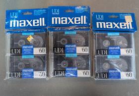 Maxell 025215126420 Lot Of 6 Udi 60 Minute New Cassettes Cassette Tape Tapes Recording Rare