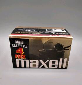 Maxell 025215136351 4 Pack Xlii 90 High Bias Blank Audio Cassette Tapes New Sealed