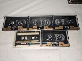 Maxell 025215136573 Lot Of 5 - Xlii Audio Cassette Used Pre-recorded