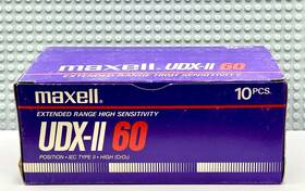 Maxell 025215140204 Udx-ii 60 Type Ii Box Of 10 Cassette Tapes Sealed